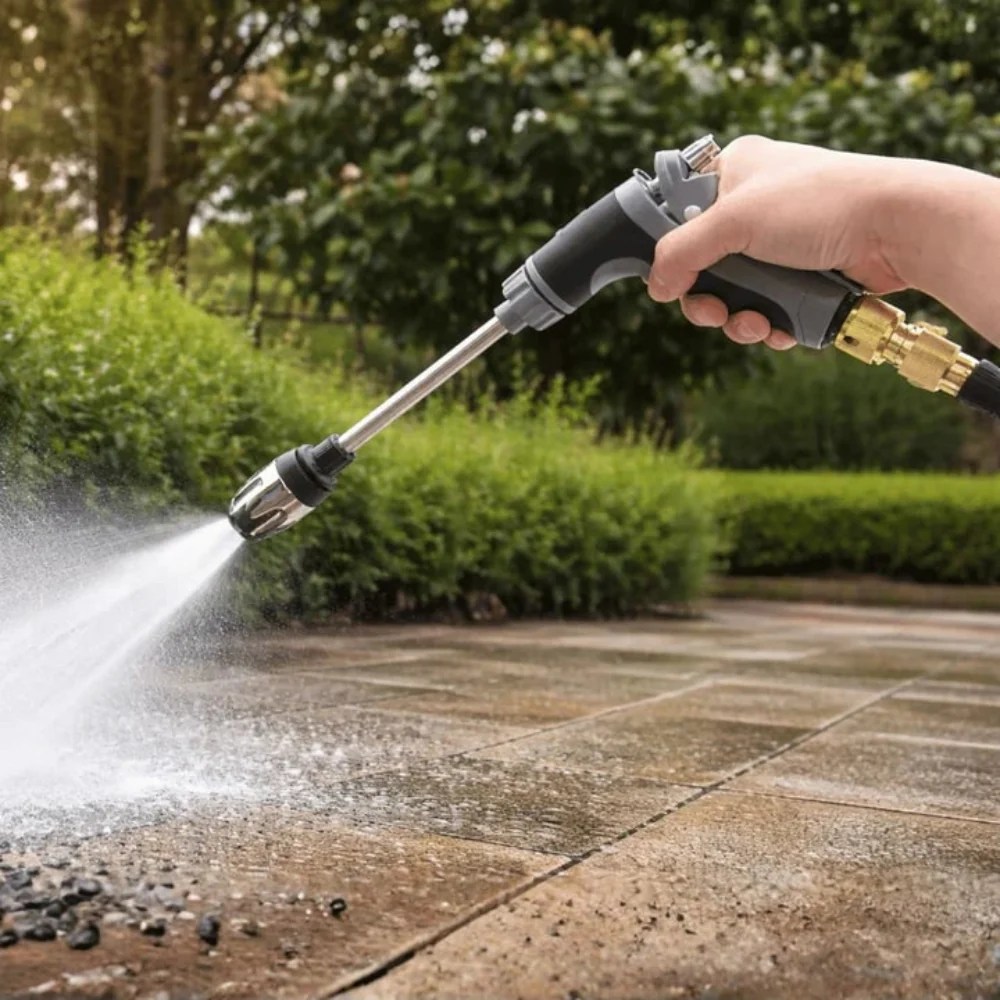Pressure Washer Attachment Hose Nozzle Garden Spray