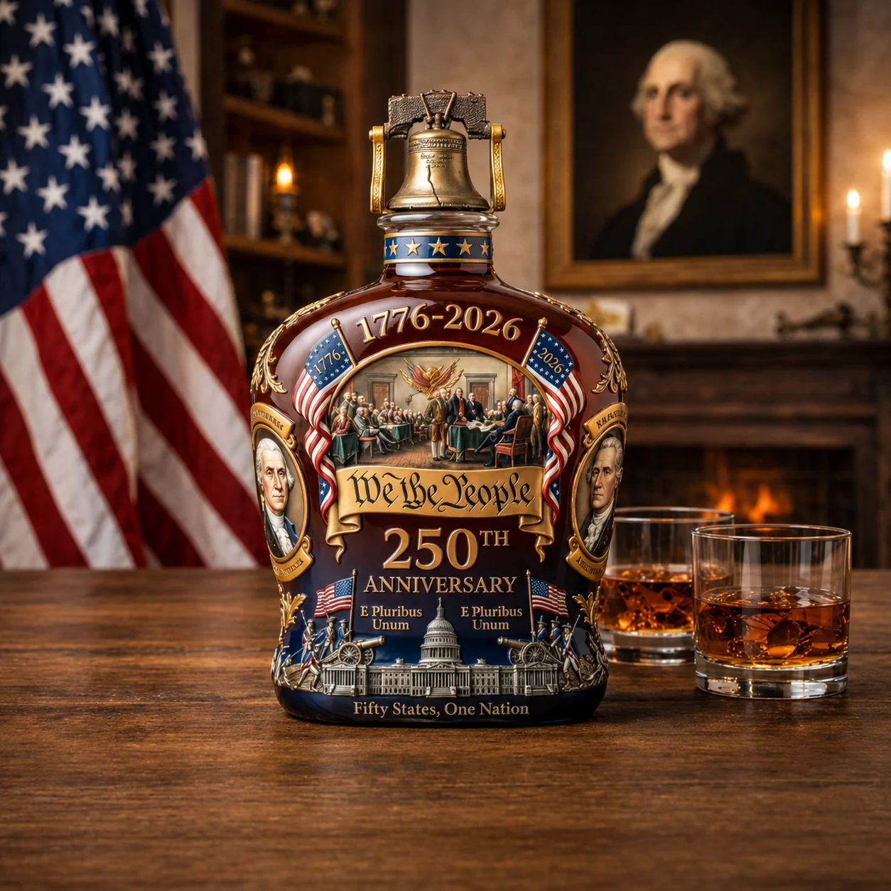 Whiskey Decanter Vintage Design Anniversary Edition